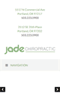 Mobile Screenshot of jadechiropractic.com